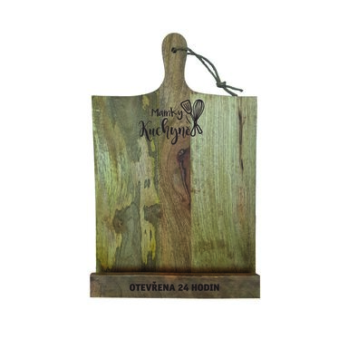 Bohemia Gifts Suport din lemn pentru carte debucate - Bucătăria mamei