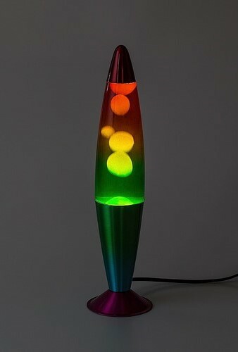 Rabalux 76111 dekoratívna lávová stolná LED lampa Lollipop Rainbow2, mix farieb