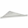 GEDY FL80 półka narożna pod prysznic, 23 x 3 x 23cm, ABS/przezroczysty