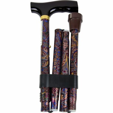 Sklopna palica Oriental - zlata, 95 cm