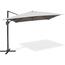 Umbrelă de soare Fieldmann FDZN 5107 laterală, gri deschis