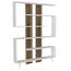 Knižnica Rain White Walnut