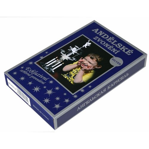 Angelska zvonjenje DE Luxe srebrna