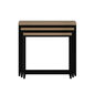 Masă pliabilă Evia Walnut, 3 buc