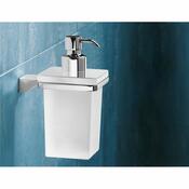 GEDY 5781 Glamour dávkovač mydla, chróm/mliečne sklo