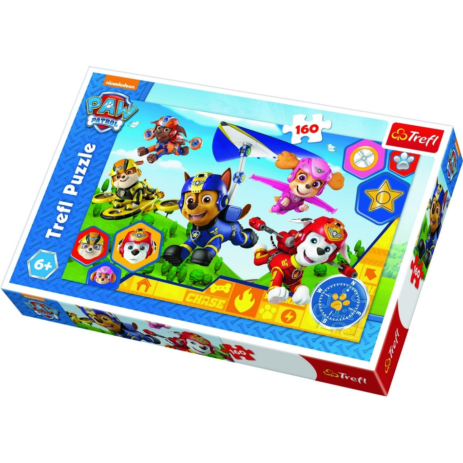 Obrázok  Puzzle Paw Patrol 41x27,5cm 160 dílků v krabici 29x19x4cm