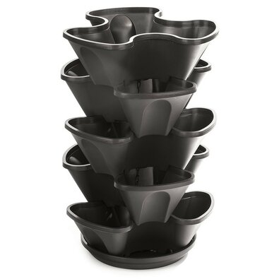 4Home Blumentopfkaskade 5-teilig, Anthrazit
