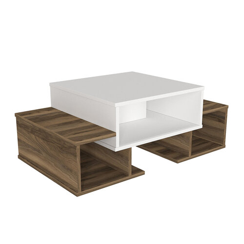 Măsuță de cafea Sarafina White Walnut