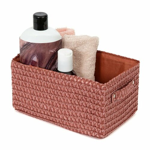 Compactor Shaping basket LILOU, 23 x 15 x 12 cm,terakota