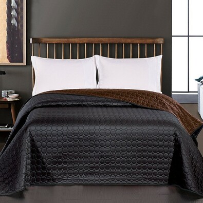 DecoKing Narzuta Salice czarna, 240 x 260 cm