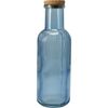 Trinkflasche mit Korken, Blau, 1 l