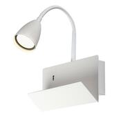 Rabalux 71090 nástěnná lampa s odkládacím prostorem Tacito, bílá