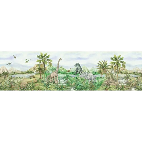 Samolepiaca bordúra Dino, 500 x 13,8 cm