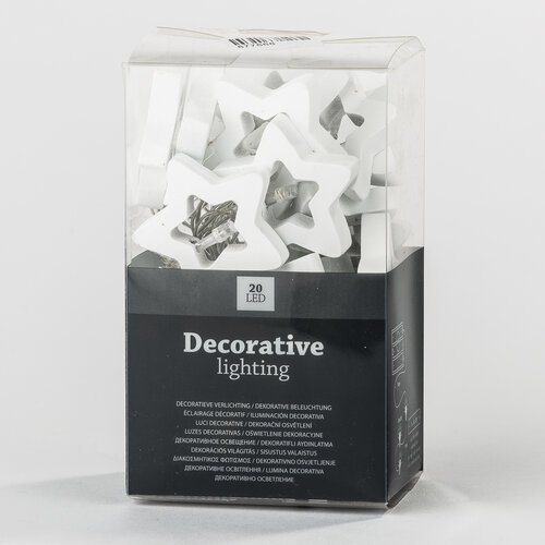 Lanț luminițe decorativ Stars, 20 LED