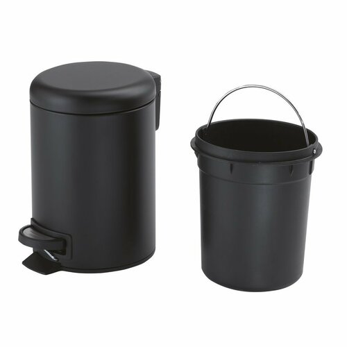 GEDY 330914 Koš za odpadke POTTY 5 L, mat črna