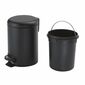 Coș de gunoi GEDY 330914 POTTY 5 L, negru mat