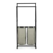 Suport cu spațiu de depozitare GD-176 BK, plastic, negru