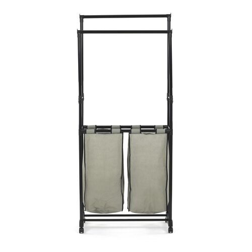 Ständer mit Stauraum GD-176 BK, Kunststoff, schwarz