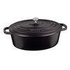 Kela Vas de copt din fontă cu capac CALIDO 33 x 26 cm, negru