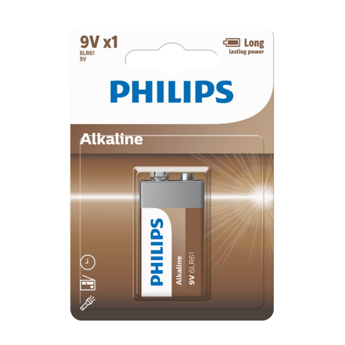 Philips Baterie 9 V Entry Alkaline, 1 ks