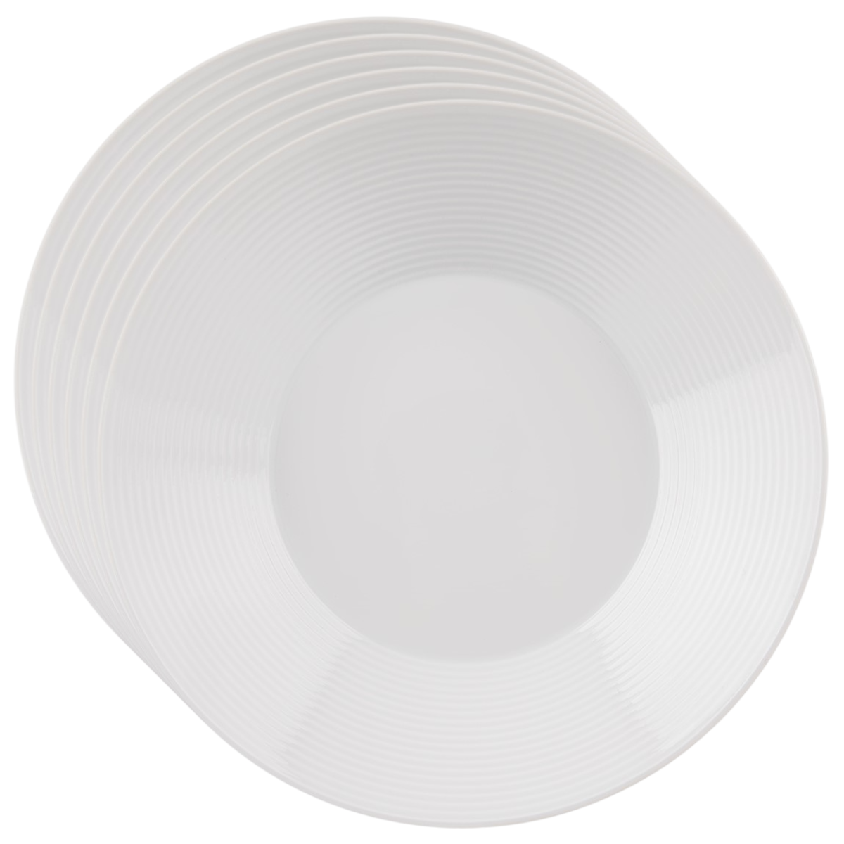 Orion Zestaw porcelanowych talerzy głębokich Mona linka 6 szt., 22 cm