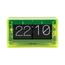Karlsson 5976YE ceas de perete/masă cu design verde, 21 cm