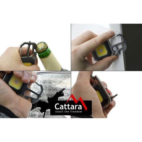 Cattara 13153 COB latarka z podstawką Multi Tripod, 600 lm