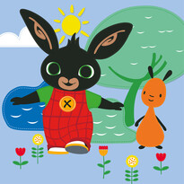 Чарівний рушник Bunny Bing and Flop, 30 x 30 см