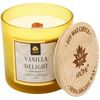 Arome Świeczka z drewnianym knotem Vanilla delight, 400 g