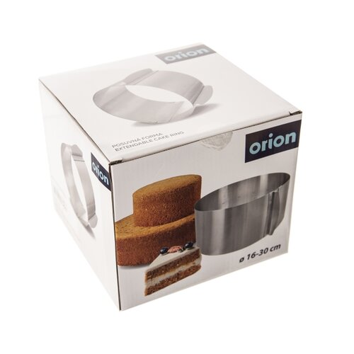 Orion Форма для торта з нержавіючої сталі  регульована, 30 см