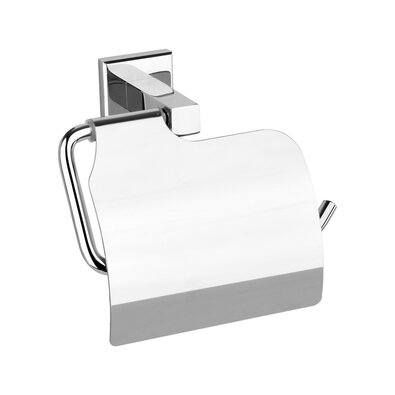 Fala Nosilec za toaletni papir z pokrovom QuadChrom, 14 x 10 x 7 cm