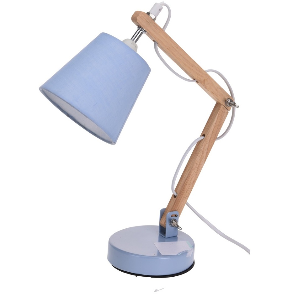 Koopman Pastel tones asztali lámpa, kék, 45 cm,