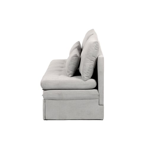 Rozkładana sofa trzyosobowa ASB-4740 BGE2,manżestrowa, beżowa