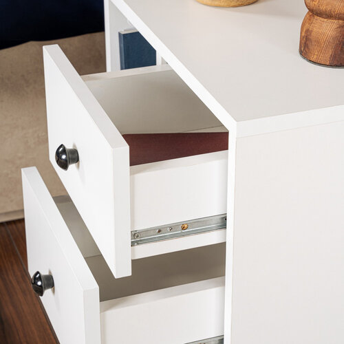 Stolik nocny Glimmer White