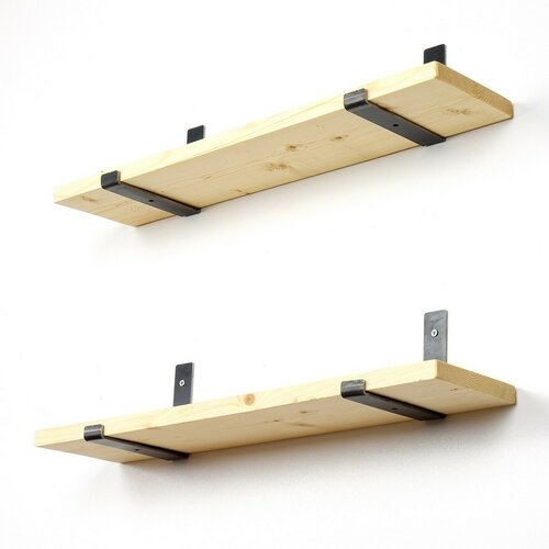 Lam008 Black and Oak polc