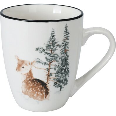 Winter Fawn porcelán bögre, 320 ml