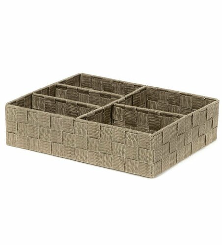 Organizator Compactor pentru accesorii TEX32 x 25 x 8 cm, taupe