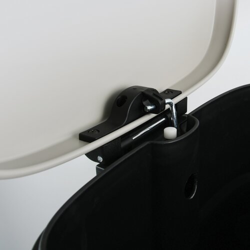 Coș de gunoi cu pedală soft-close Spirella Akira50 l, alb mat