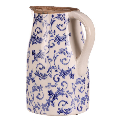 Ceramiczny dzban w stylu retro, 20 x 16 x 24 cm