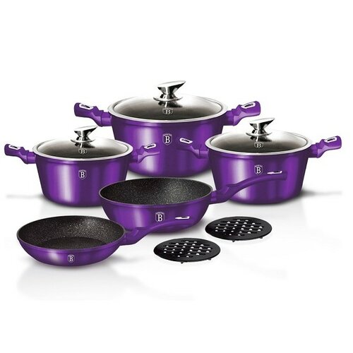 Set veselă 10 piese Berlinger Haus Royal PurpleMetallic Line