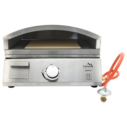 Cattara 14101 Tischgasgrill mit Pizzaofen Napoli