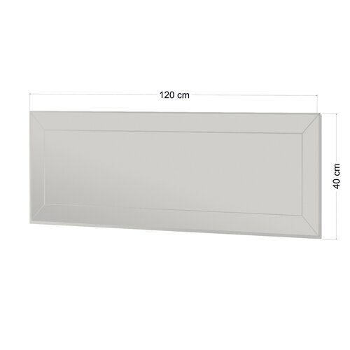 Zrkadlo Nady White 40 x 120 cm