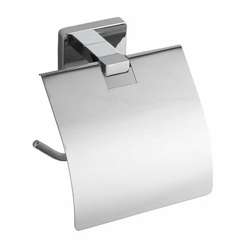 Levně AQUALINE 1416-20 Apollo držák toaletního papíru s krytem, stříbrná