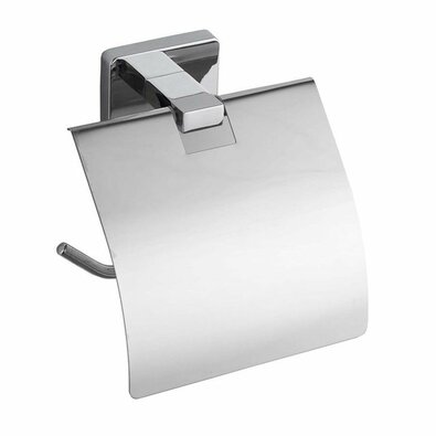 AQUALINE 1416-20 Apollo držalo za toaletni papir spokrovom, srebrna