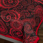 Prehoz na posteľ Sal červená/čierna, 160 x 220 cm