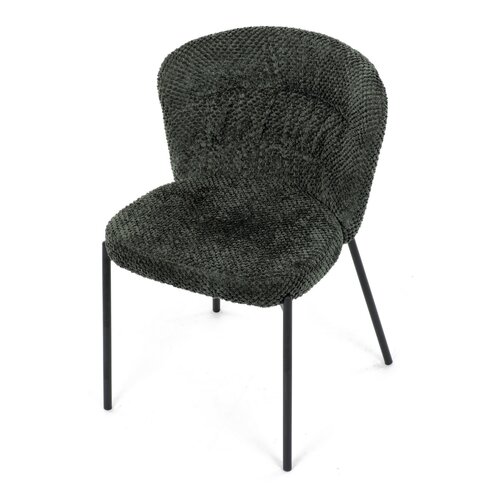 Esszimmerstuhl-Set Bouclé CT-W1077 GRN2, 4 Stück