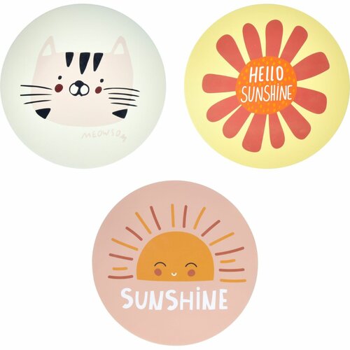 Hatu Kinder Aufbewahrungstisch Sunshine, 30 x 30 x  30 cm