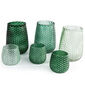 Elegantná sklenená váza, zelená