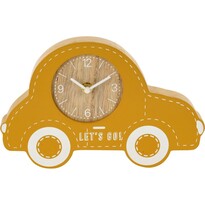 Ceas de masă pentru copii Mașinuță, galben, 24 x35 x 15,5 cm