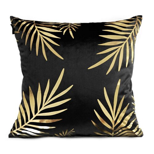 Domarex Párnahuzat Velvet Golden style Pálma, 40 x40 cm